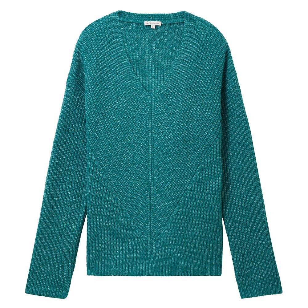 

Свитер Tom Tailor 1039242 Knit V Neck, зеленый