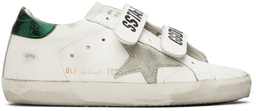 

Белые кроссовки Golden Goose Old School