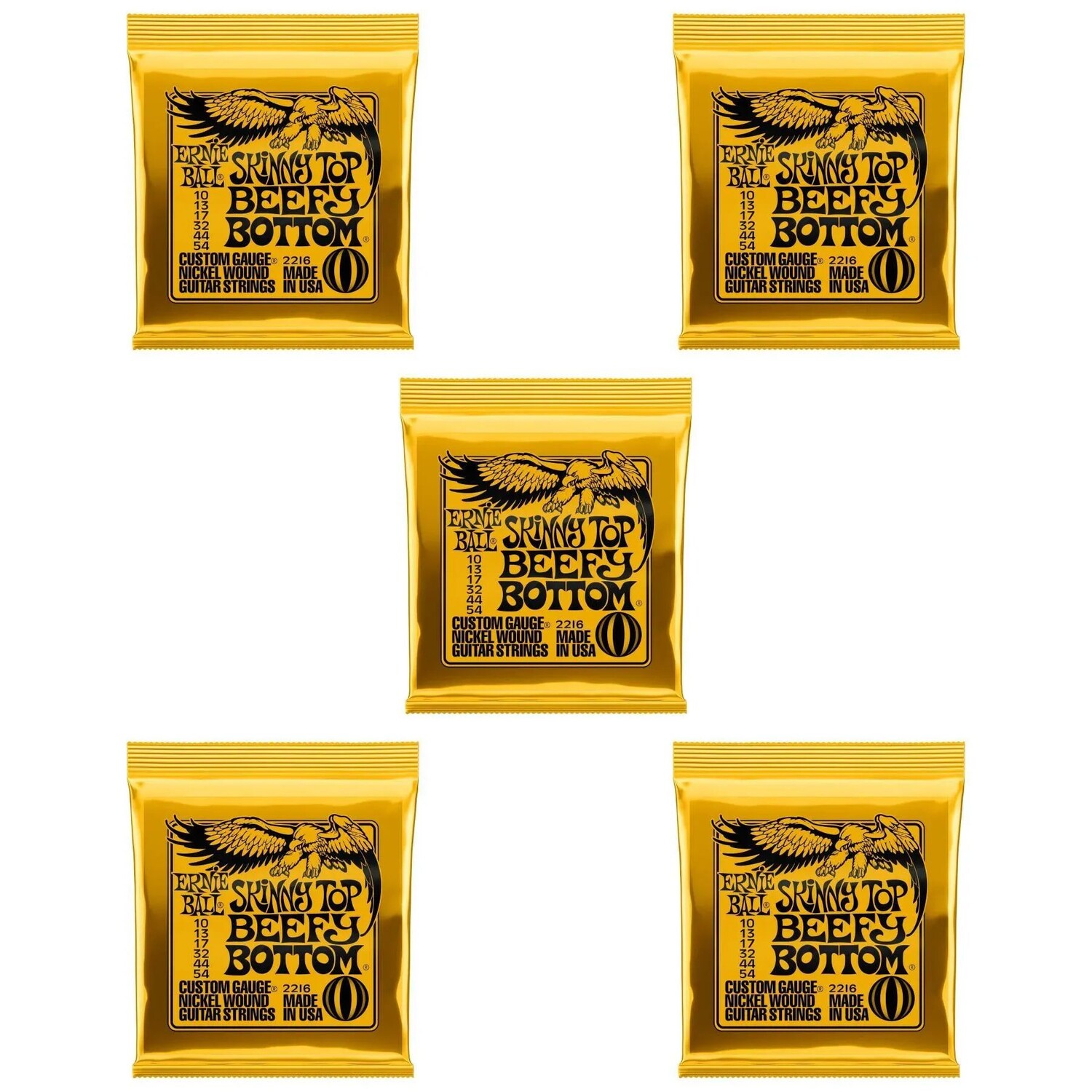 

Струны для электрогитары Ernie Ball 2216 Skinny Top Beefy Bottom Slinky с никелевой обмоткой — .010-.054 (5 шт.)