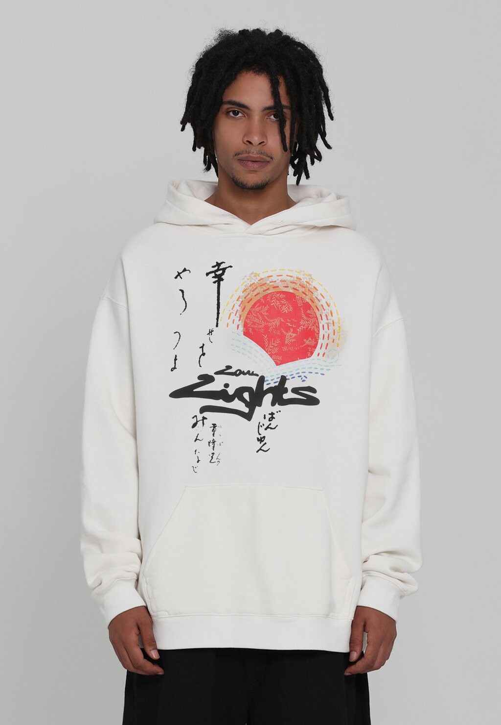 

Толстовка RISING SUN HOODIE UNISEX LOW LIGHTS STUDIOS, экрю