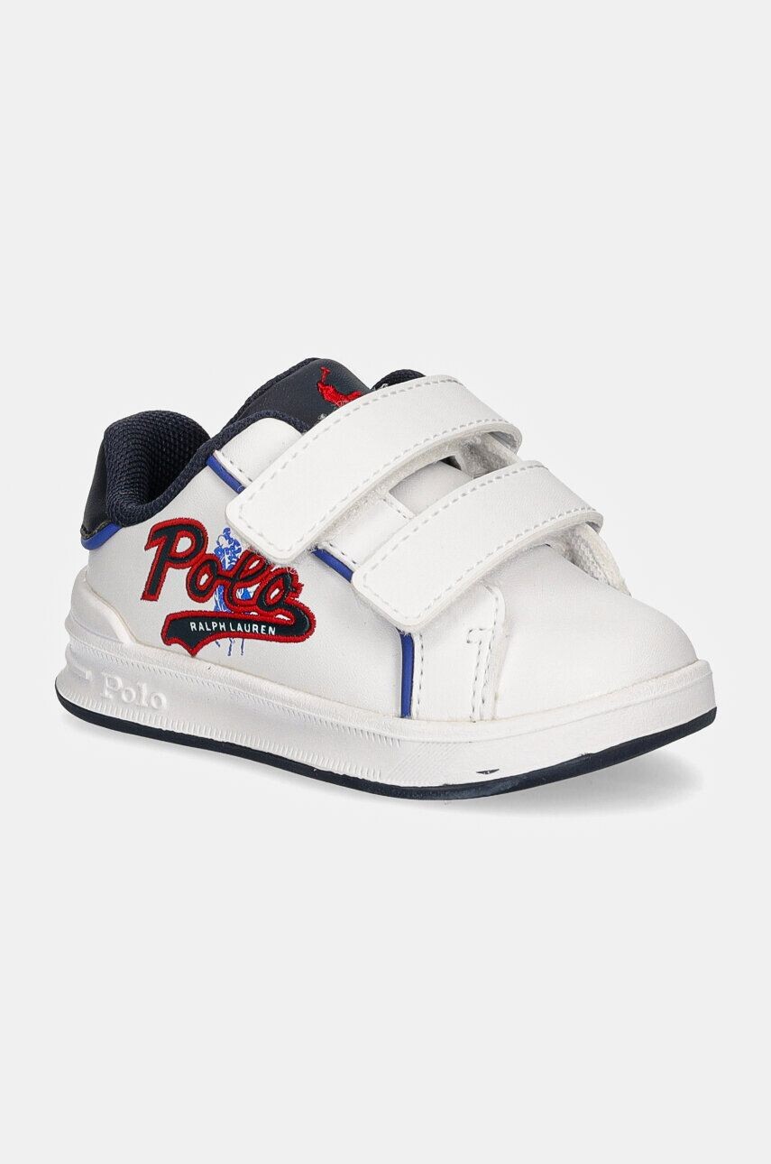 

Детские кроссовки Polo Ralph Lauren HERITAGE COURT III GRAPHIC EZ, белый