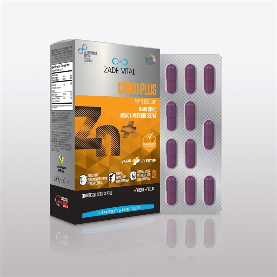 

Zade Vital Zinc Plus 30 капсул