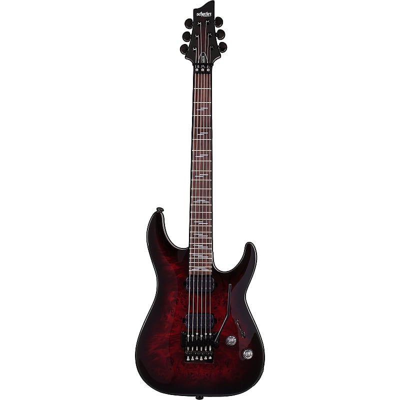 цена Электрогитара Schecter Omen Elite-6FR Electric Guitar, Black Cherry Burst