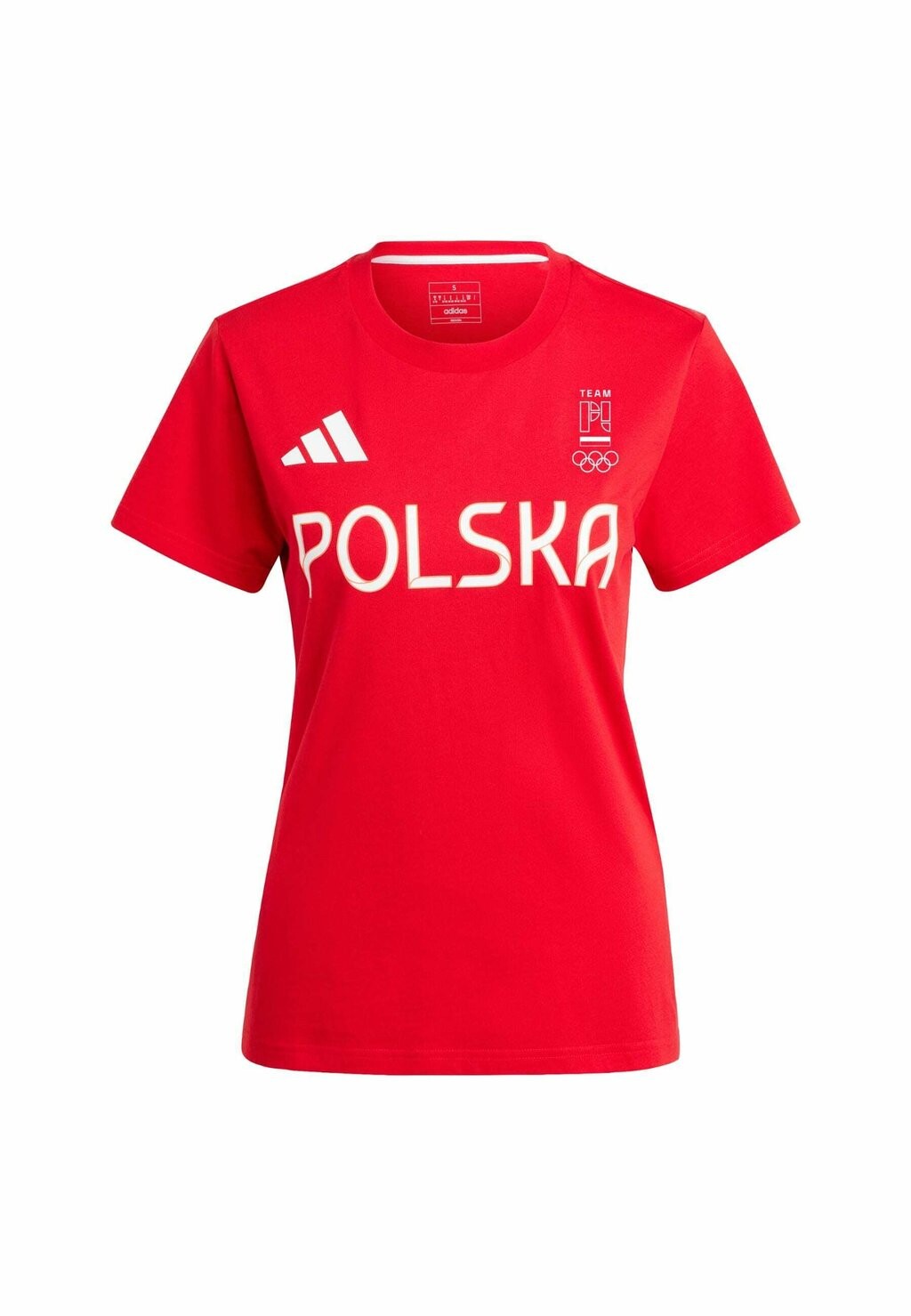 

Футболка с принтом POLAND ESSENTIALS adidas, красный