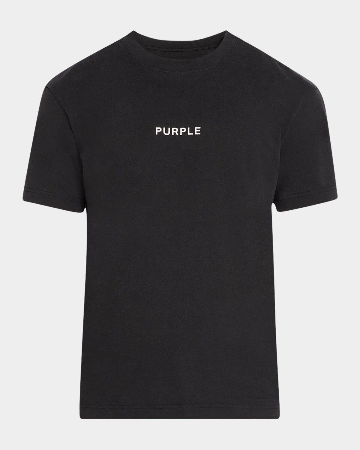

Мужская футболка из тяжелого джерси с рисунком Purple, черный