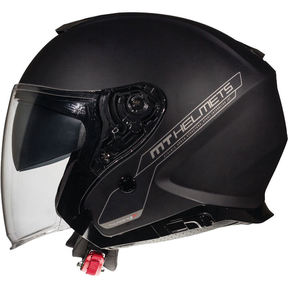 

Открытый шлем MT Helmets Thunder 3 SV Jet Solid, черный