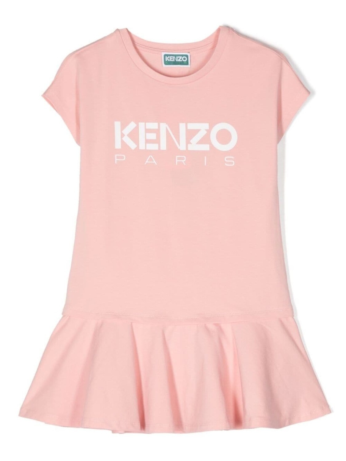 

Kenzo Kids платье А-силуэта с оборками, розовый