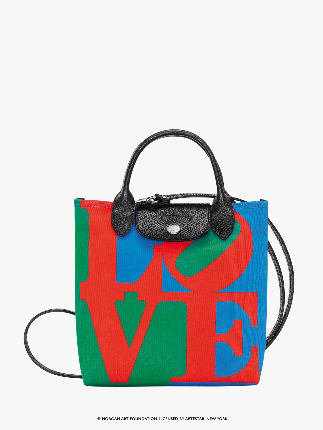 

Очень маленькая сумка через плечо Robert Indiana Longchamp, красный