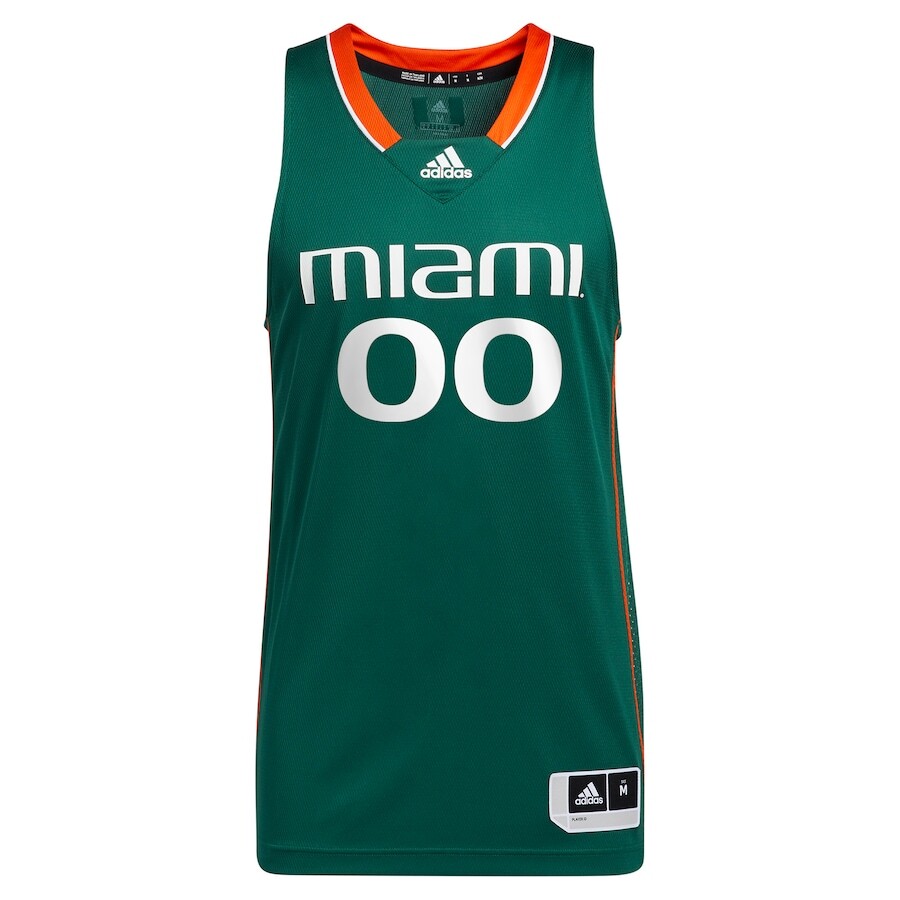 

Джерси adidas Miami Hurricanes, зеленый