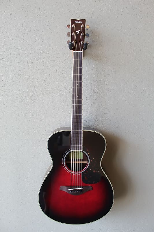 цена Акустическая гитара Brand New Yamaha FS830 Concert Steel String Acoustic Guitar with Gig Bag - Dusk Sun Red