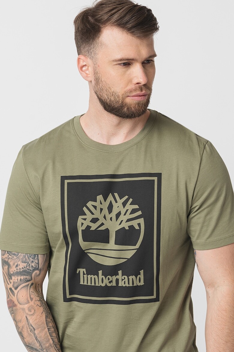 

Хлопковая футболка с логотипом Timberland, черный