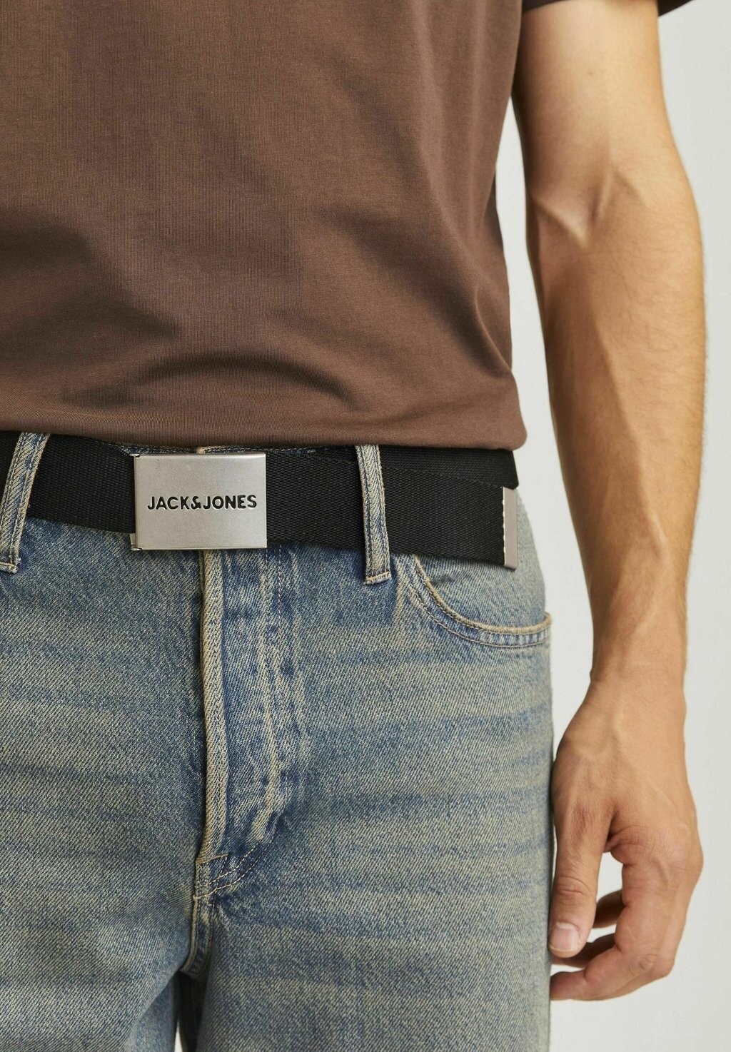 

Пояс Jack & Jones, черный