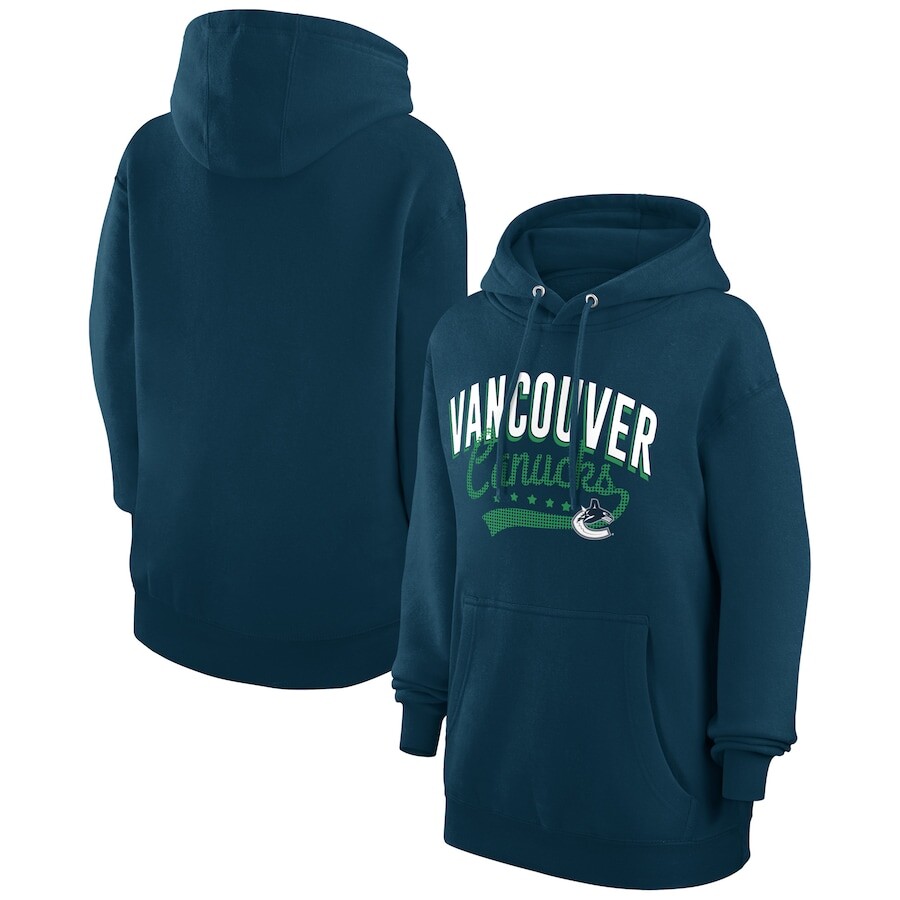 

Пуловер с капюшоном G-III 4Her by Carl Banks Vancouver Canucks, нави