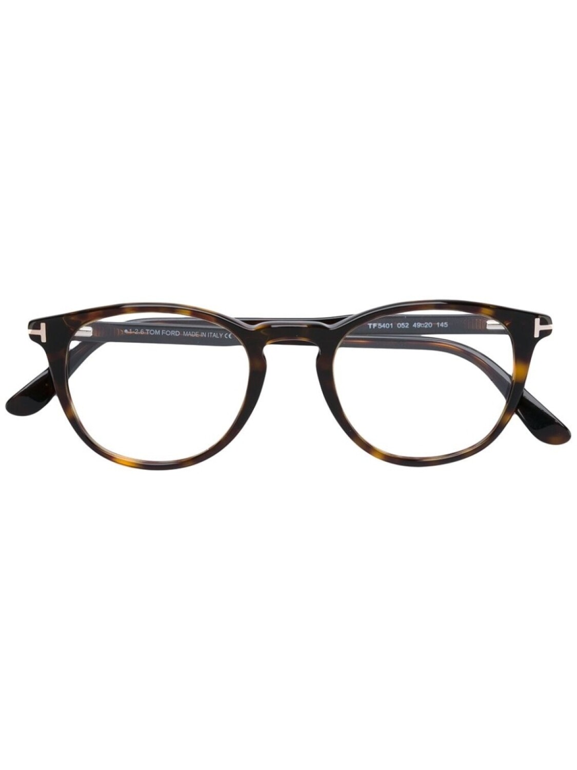

TOM FORD Eyewear очки в круглой оправе, коричневый