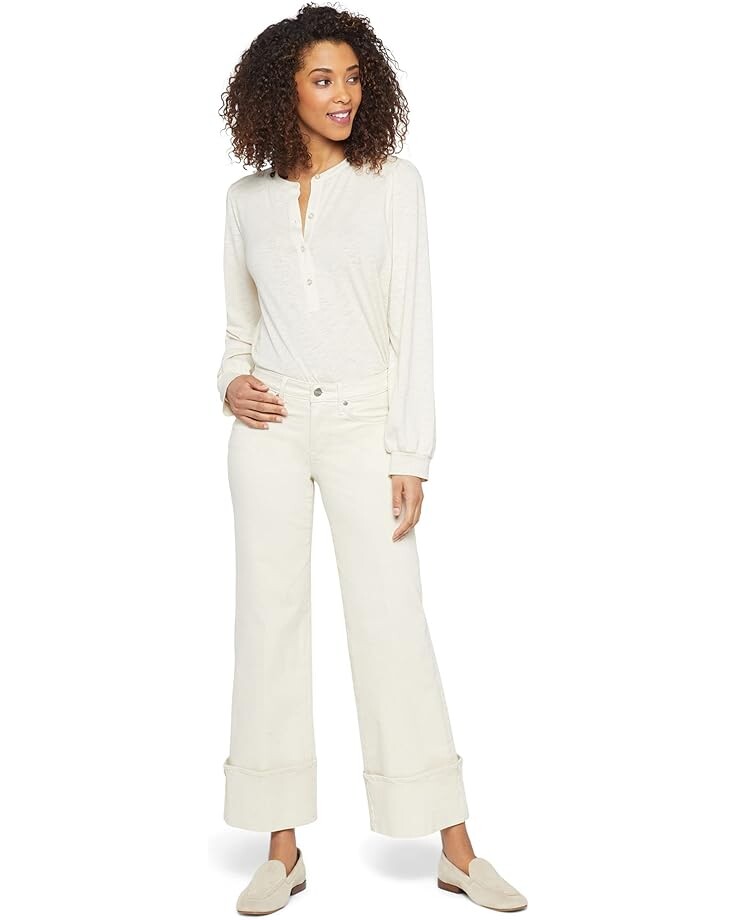 

Джинсы NYDJ Teresa Wide Leg Wide Cuff in White Creek, белый