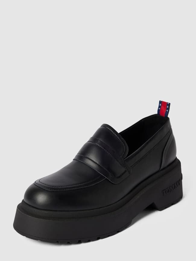

Пенни-лоферы из кожи с лейблом, модель AVA Tommy Jeans, черный
