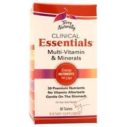 EuroPharma Terry Naturally - Clinical Essentials Мультивитамины и минералы 60 таблеток terry naturally clinical essentials мультивитамины и минералы 120 капсул
