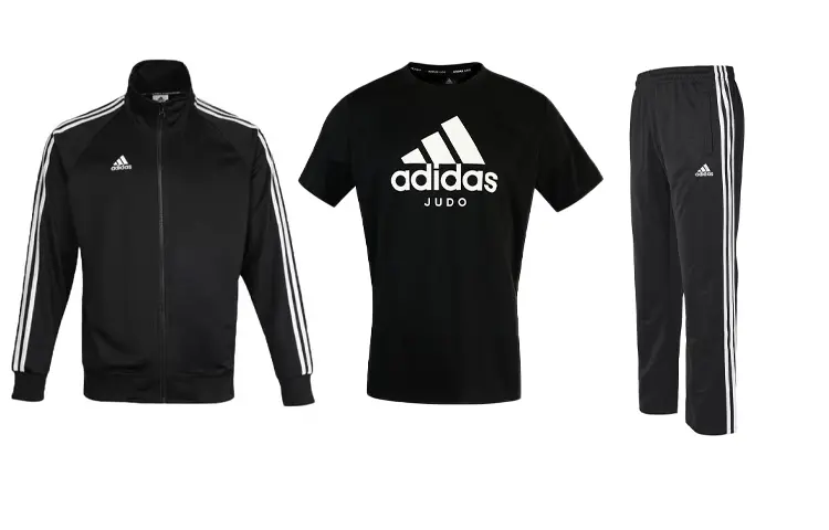 

Повседневная спортивная мужская черная комплект из 3 шт Adidas, черный