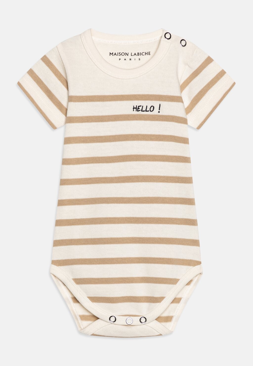 

Боди BABY ONESIE MALO HELLO UNISEX Maison Labiche, цвет ivory/light khaki
