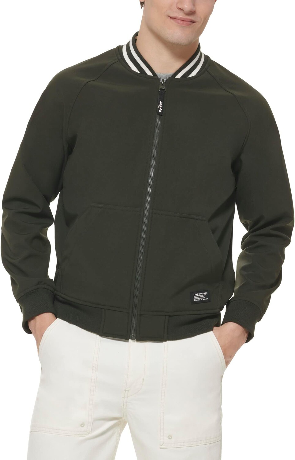 

Куртка Softshell Bomber Jacket Levi's, цвет Olive