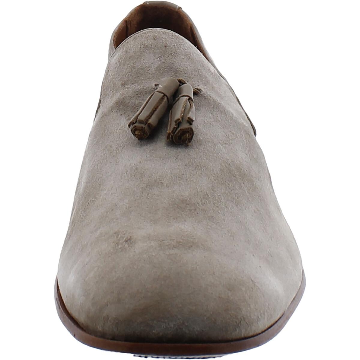 

Мужские замшевые лоферы с кисточками Tobias Donald J. Pliner, цвет Driftwood Suede