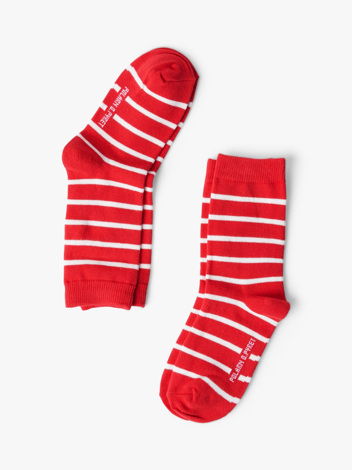 Детские носки в полоску Polarn O. Pyret, красный