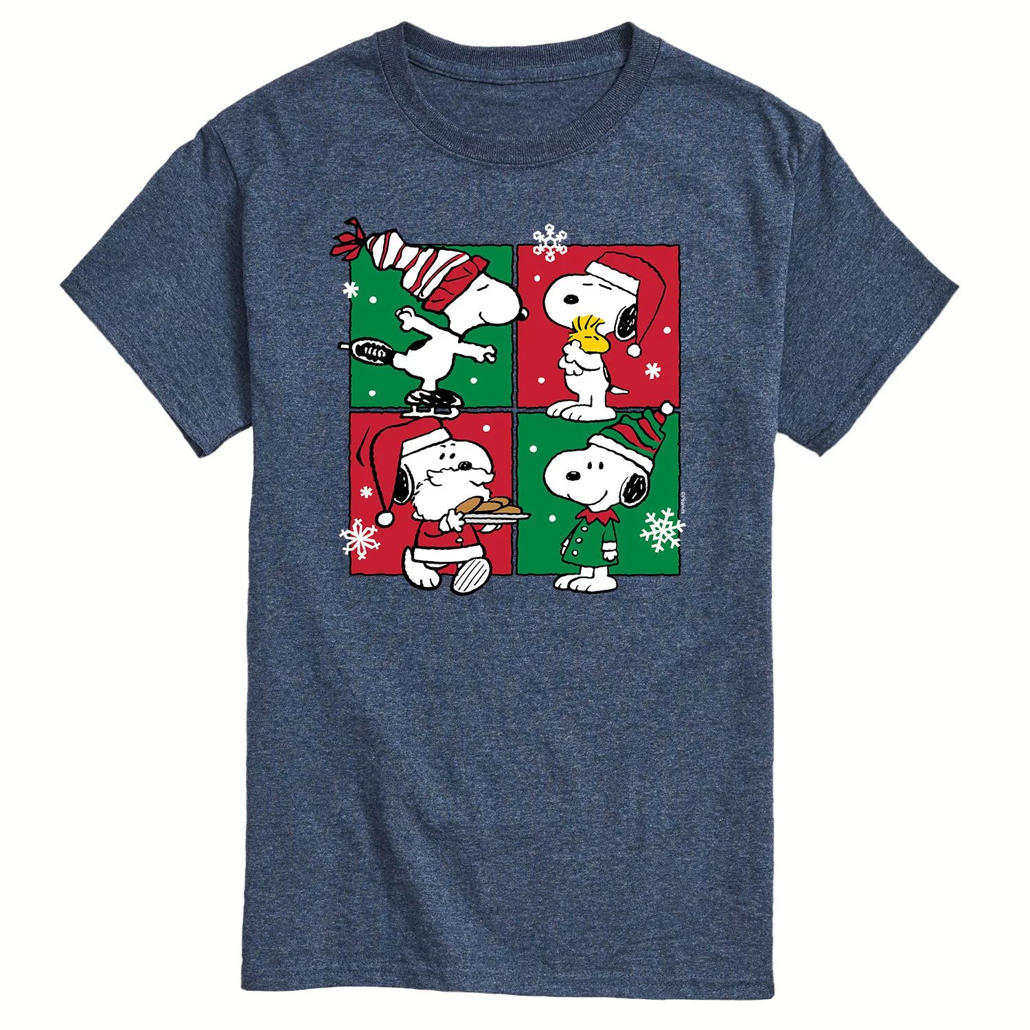 Мужская футболка с рождественской сеткой арахисового цвета Licensed Character