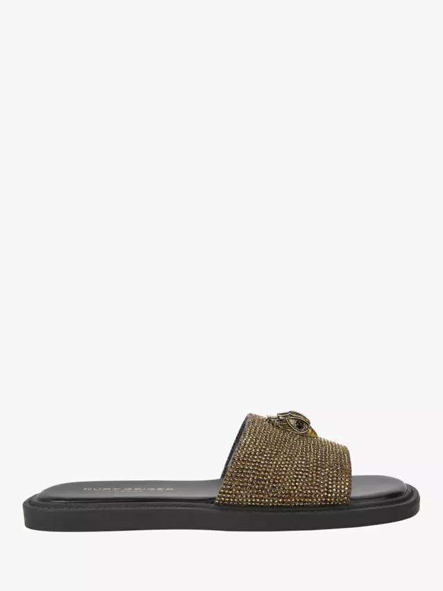 

Сандалии Kurt Geiger London Oscar Embellished Slider, цвет dark brown