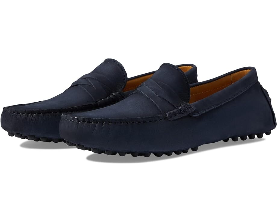 

Лоферы Massimo Matteo Double Strap Nubuck Driver, цвет Azul