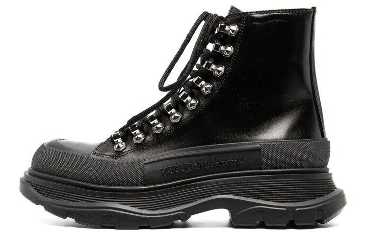 

Ботинки женские Tread Slick Ankle Boots черные Alexander Mcqueen