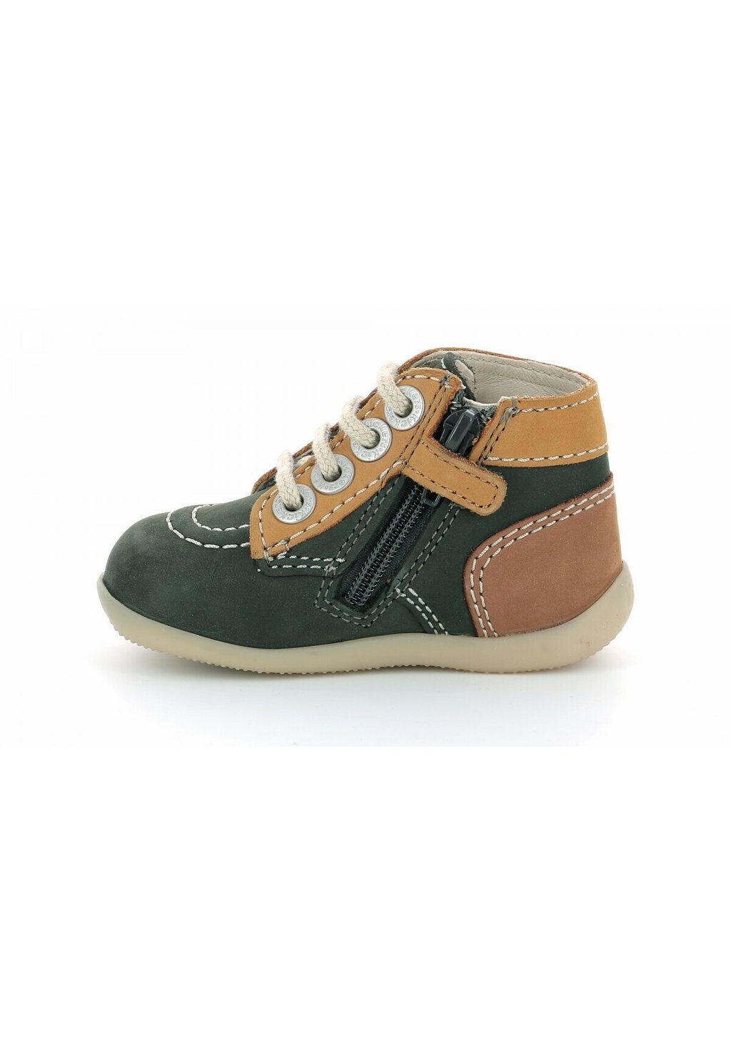 

Ботильоны на шнуровке BONZIP Kickers, цвет gris/marine
