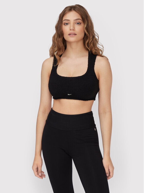 

Топ приталенного кроя Reebok, черный