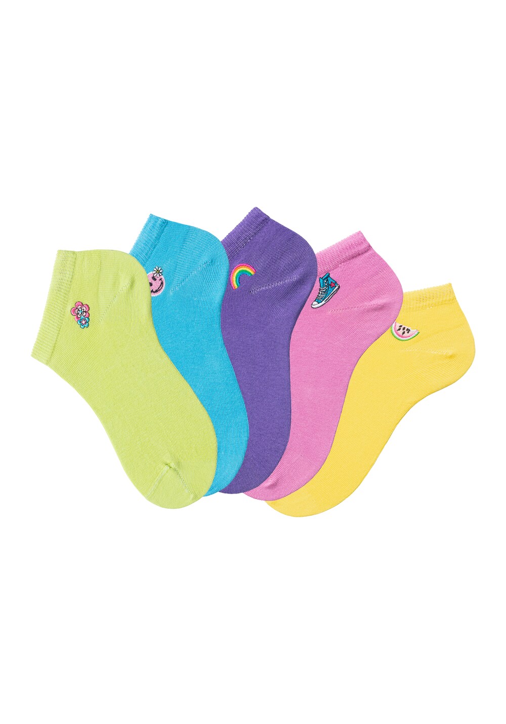 Носки H.I.S LBG, синий/желтый/зеленый/фиолетовый/розовый цена и фото