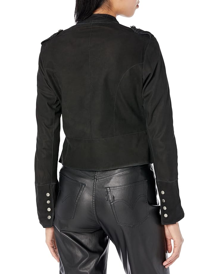 Куртка jakett NEW YORK Natasha Nubuck Leather Jacket, черный