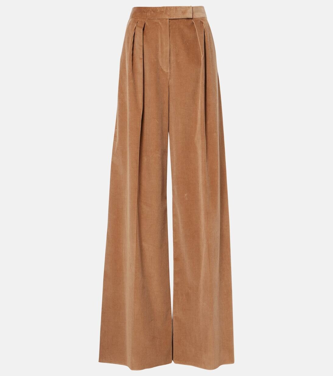 

Широкие брюки из хлопка Gylly Max Mara, цвет cammello