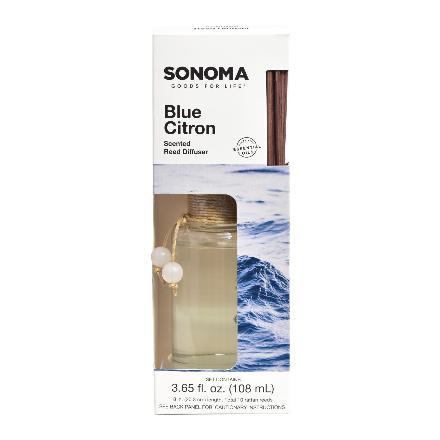 

Sonoma Goods For Life Blue Citron Reed диффузор, набор из 11 предметов