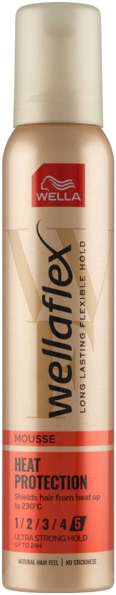 Wellaflex Heat Protection Ultra Strong мусс для волос, 200 ml