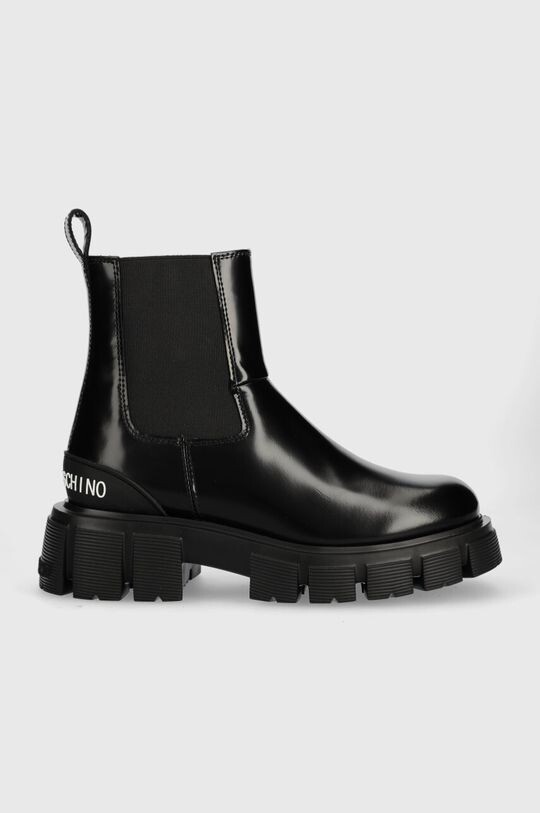 

Кожаные ботинки челси Love Moschino, черный