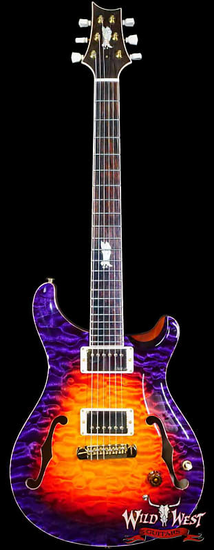 Электрогитара Paul Reed Smith PRS Private Stock # 10308 Quilt Top McCarty 594 Hollowbody II Piezo Brazilian Rosewood Fingerboard Indian Ocean Sunset