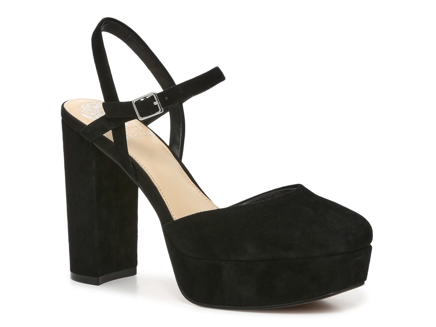 

Туфли Vince Camuto на платформе замшевые, черный