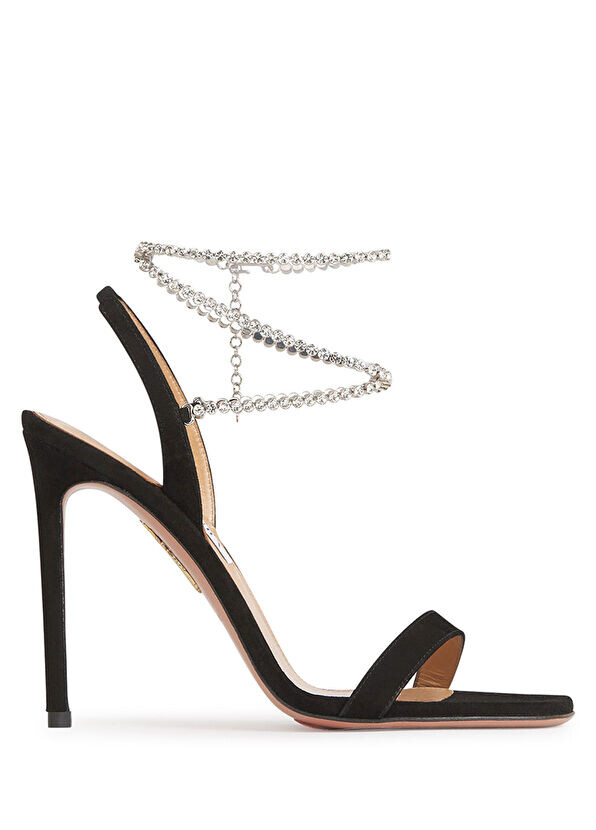 

Женские замшевые сандалии Aquazzura, черный