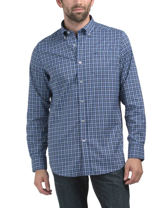 

Клетчатая спортивная рубашка Southern Tide, синий