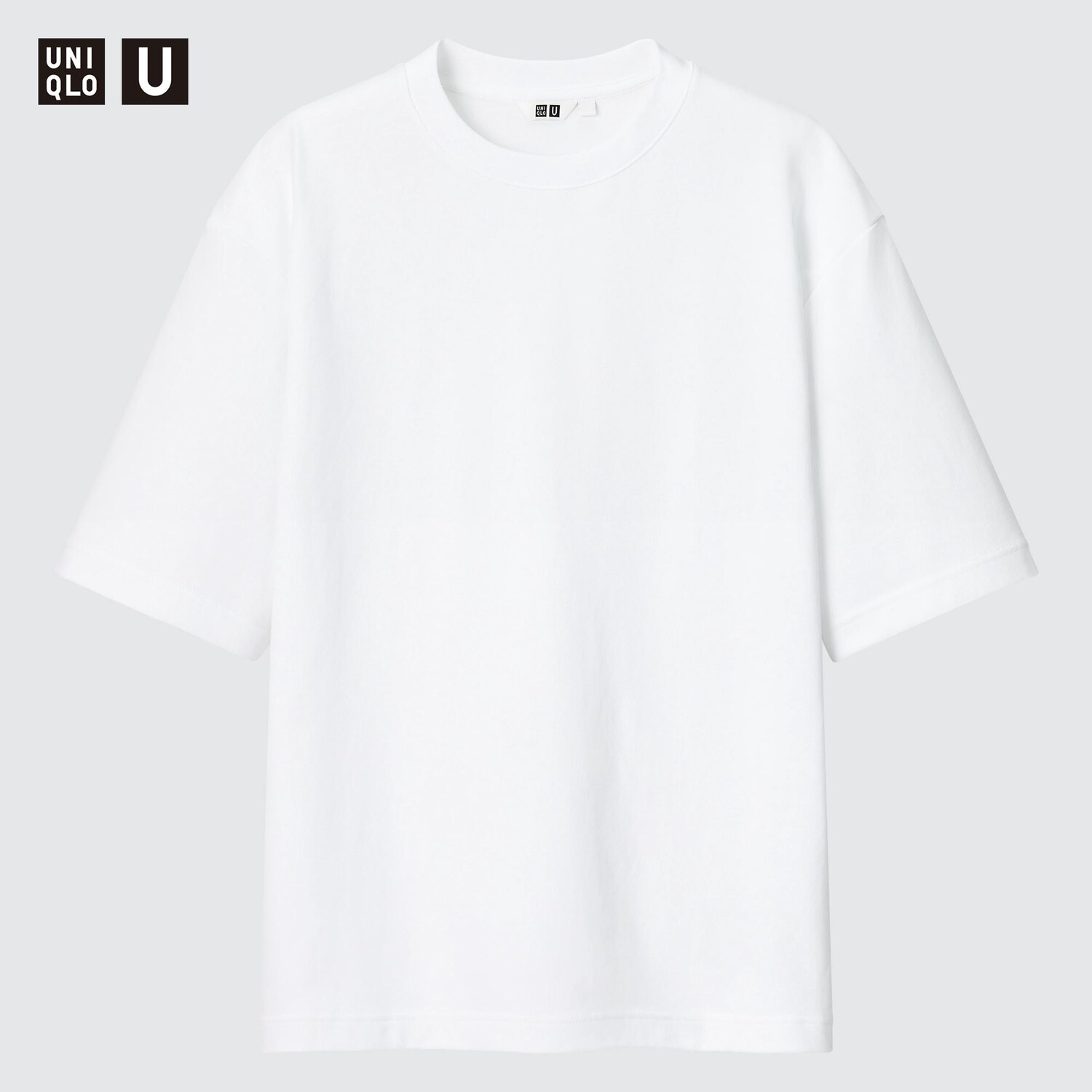 

Футболка оверсайз мужская Uniqlo AIRism с короткими рукавами, белый