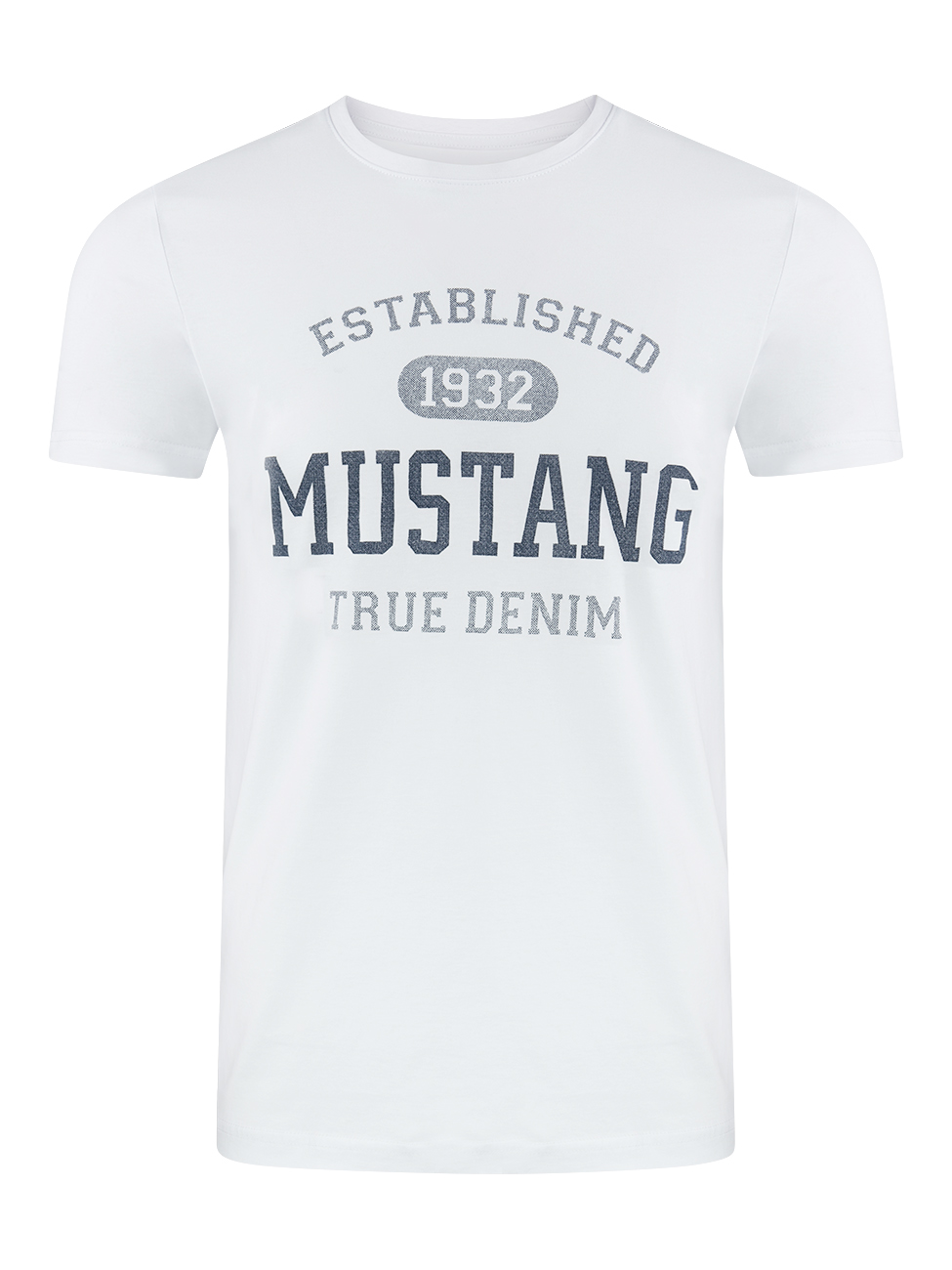 Футболка Mustang Basic Print Tee, белый