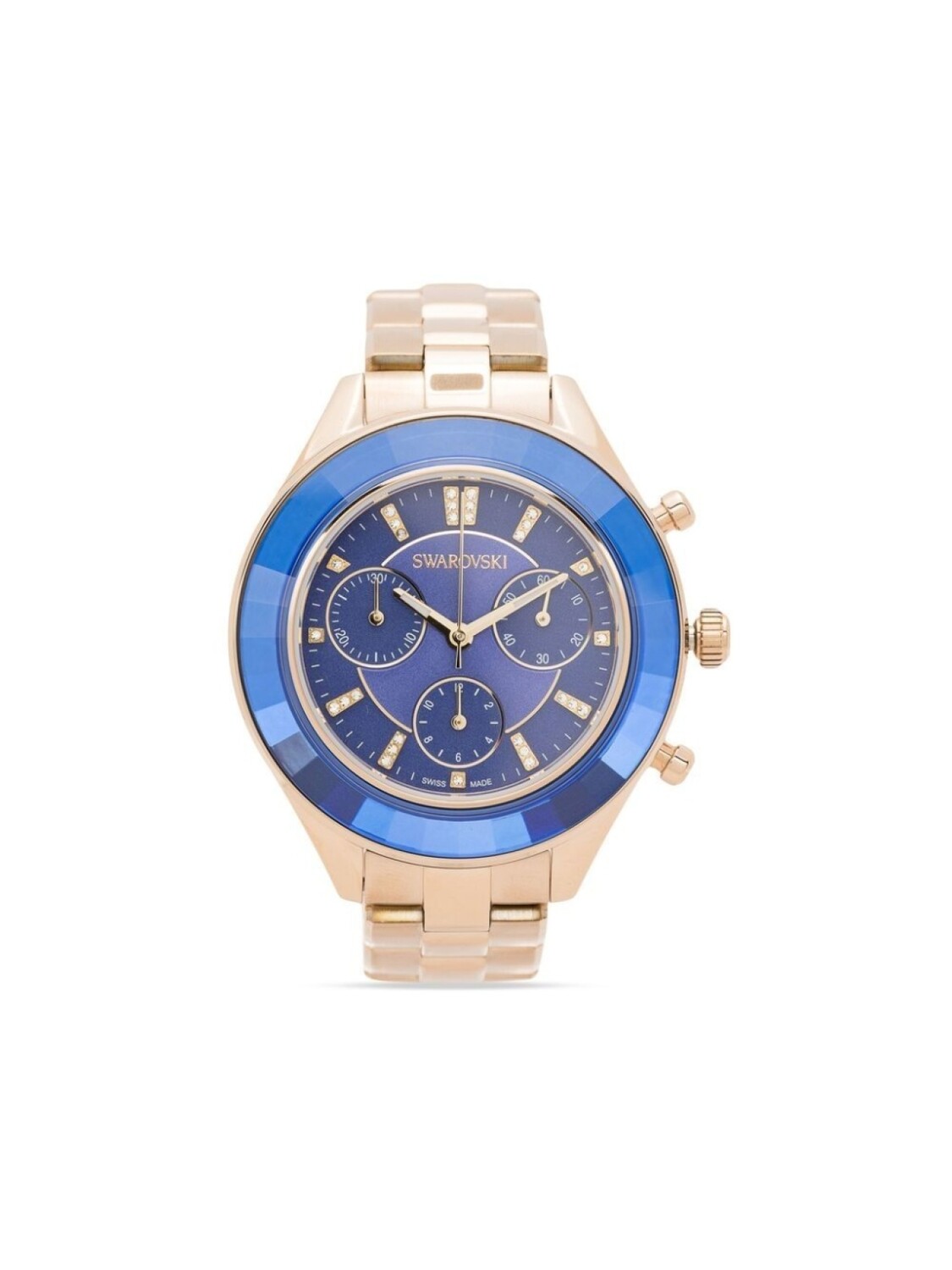 

Наручные часы Octea Lux Chrono 39.5 мм Swarovski, синий
