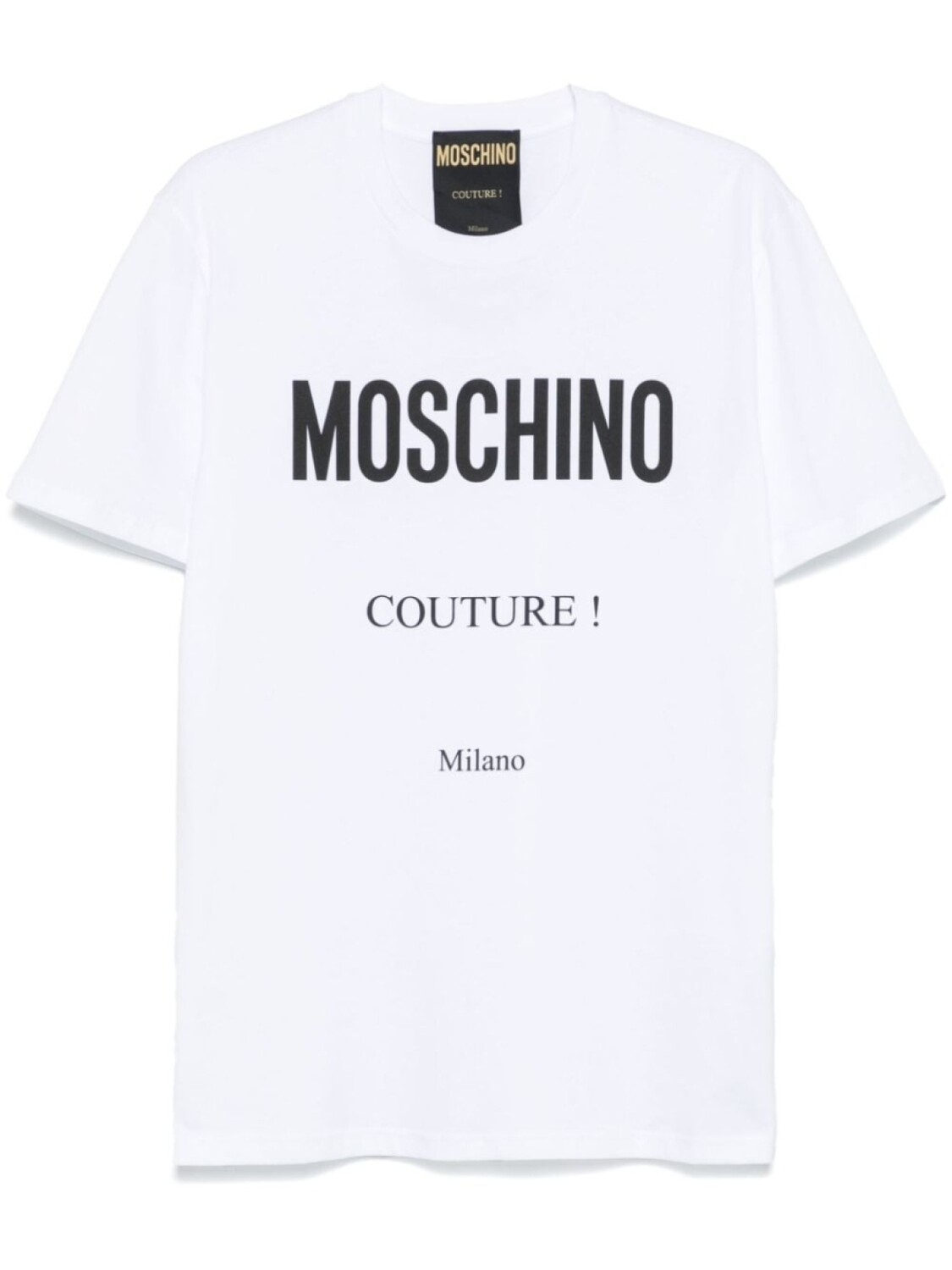 

Футболка с логотипом Moschino, белый