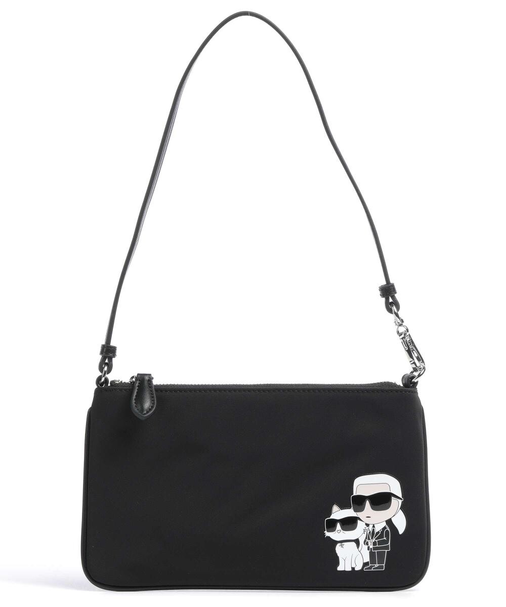 

Сумка через плечо Ikonik 2.0 из переработанного полиамида Karl Lagerfeld, черный