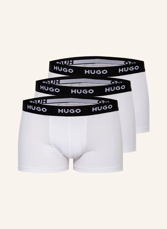 

Комплект из 3 боксеров Hugo, белый