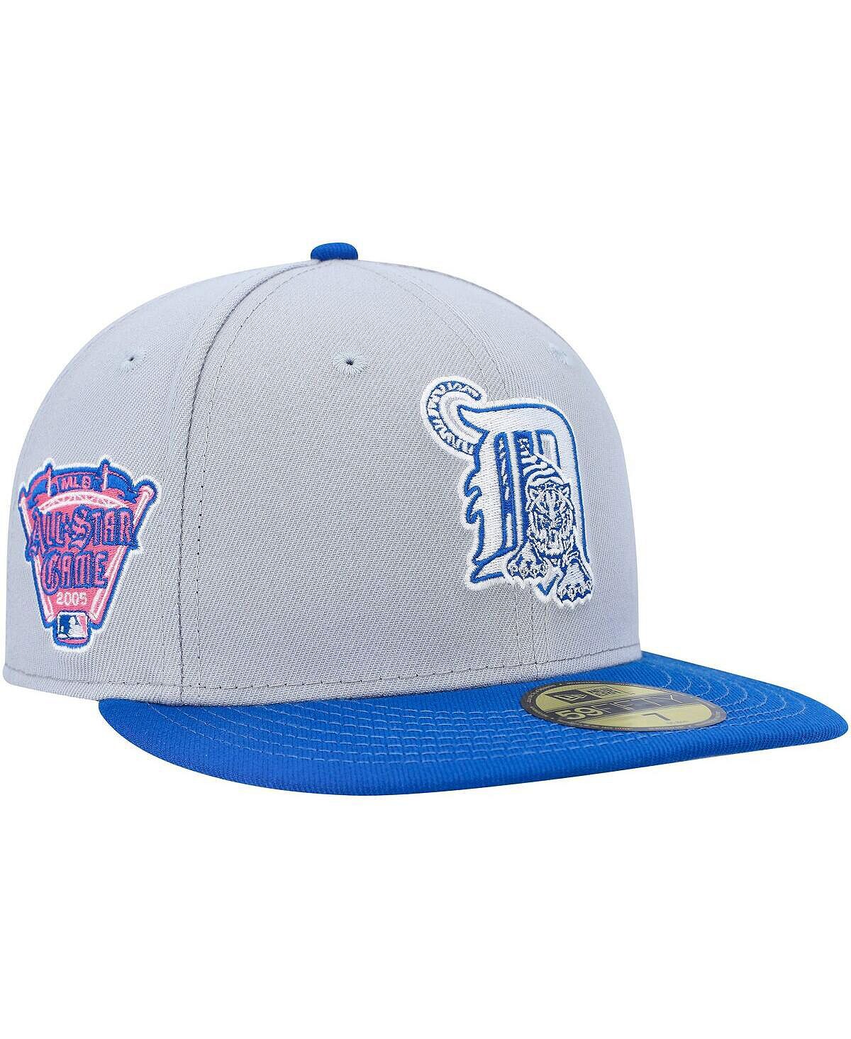 

Мужская серо-синяя приталенная кепка Detroit Tigers Dolphin 59FIFTY New Era