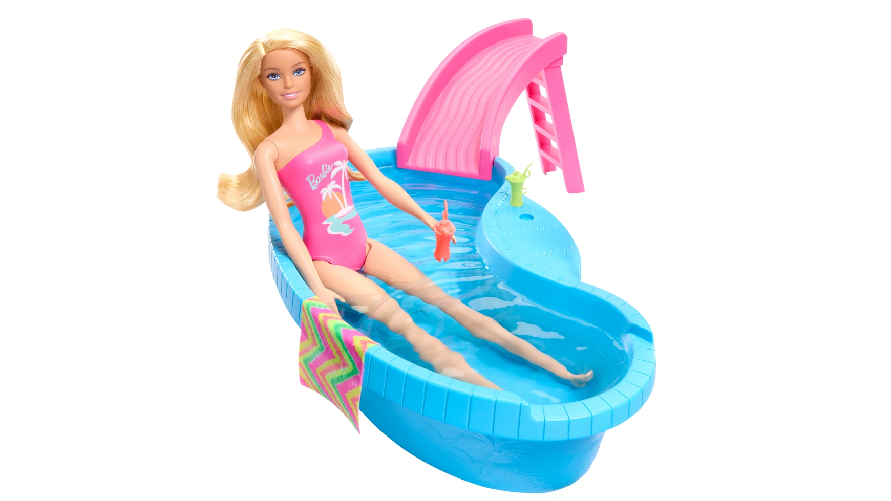 Бассейн Barbie с куклой набор с куклой barbie со щенками ghv92
